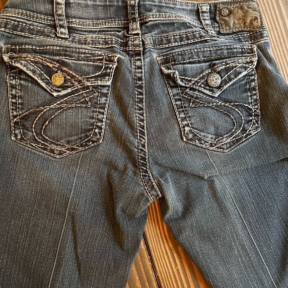 Women’s Silver Suki Surplus. Size W31/L32 - Picture 3 of 9